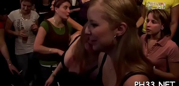 Blonde bastard cute waiter leaking puss and engulfing cunt juices